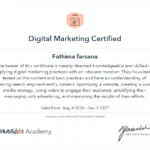 Digital marketing certified